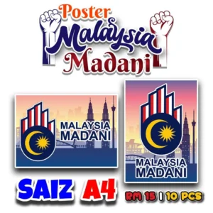 poster malaysia madani logo merdeka 2023
