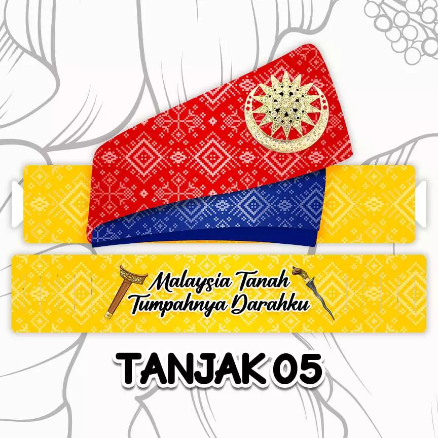 hiasan kepala tanjak / tengkolok sempena merdeka hari kebangsaan malaysia | malaysia independence day hiasan kepala tanjak / tengkolok sempena merdeka hari kebangsaan malaysia | malaysia independence day
