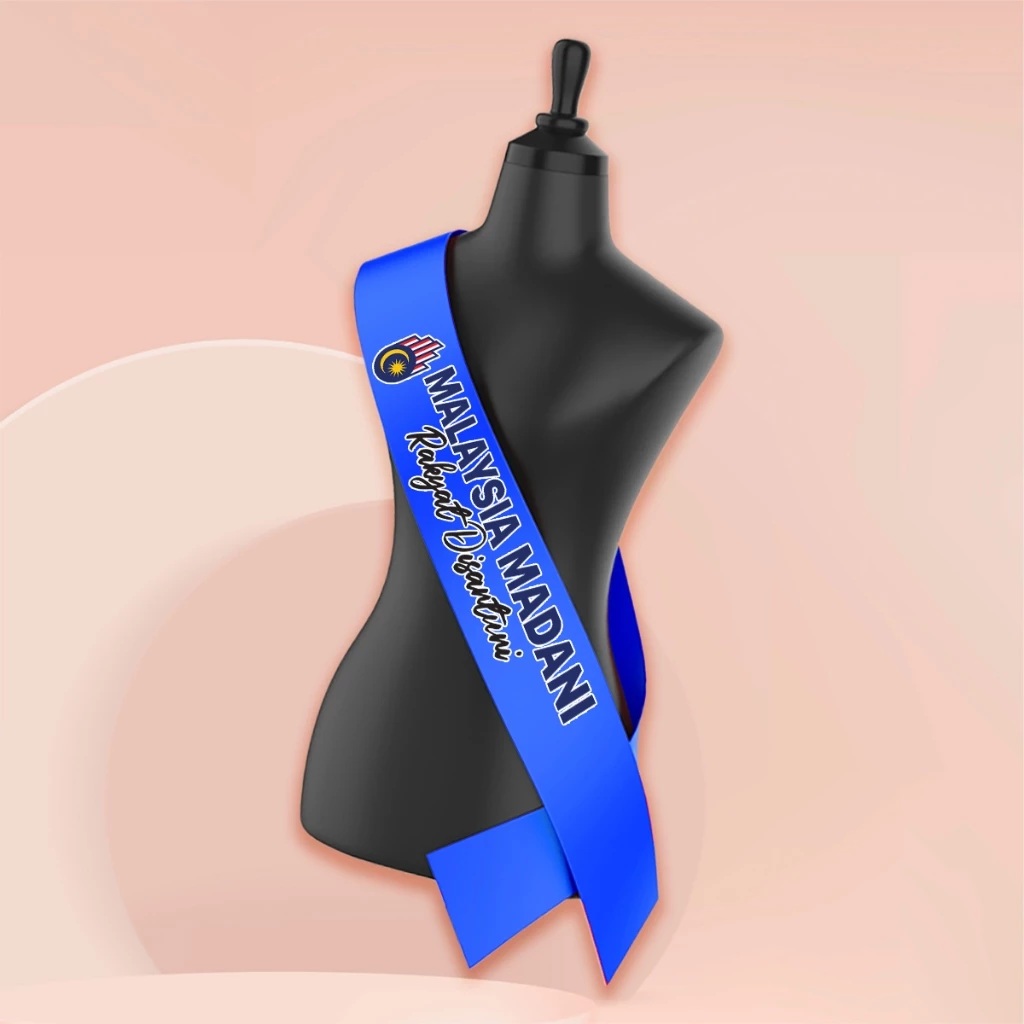 B02 SELEMPANG Hari Merdeka untuk Peragaan Hari Kebangsaan Malaysia FREE PIN Rekaan Menarik Warna Putih/ Biru/ Merah - Image 14