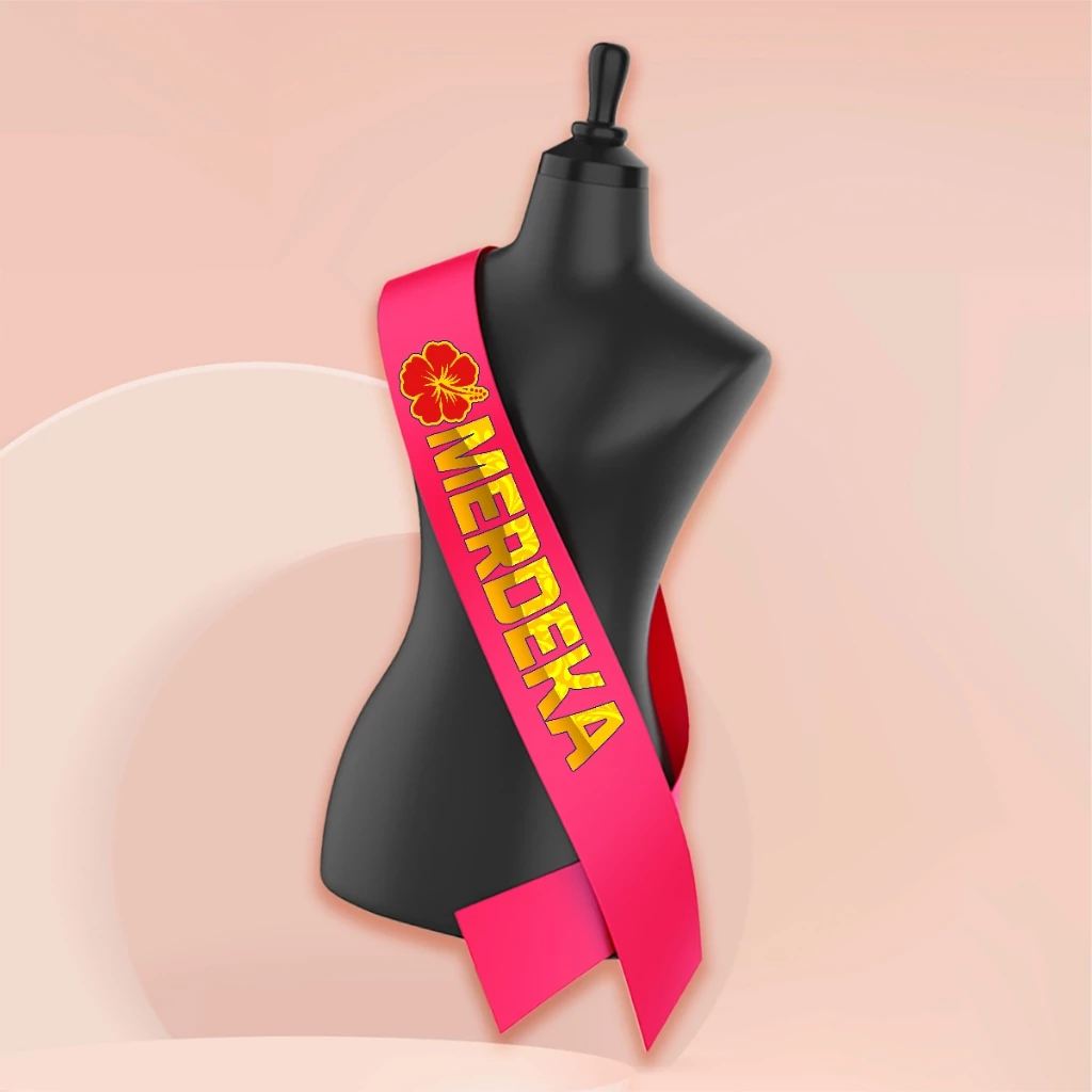 M01 SELEMPANG Hari Merdeka untuk Peragaan Hari Kebangsaan Malaysia FREE PIN Rekaan Menarik Warna Putih/ Biru/ Merah - Image 9