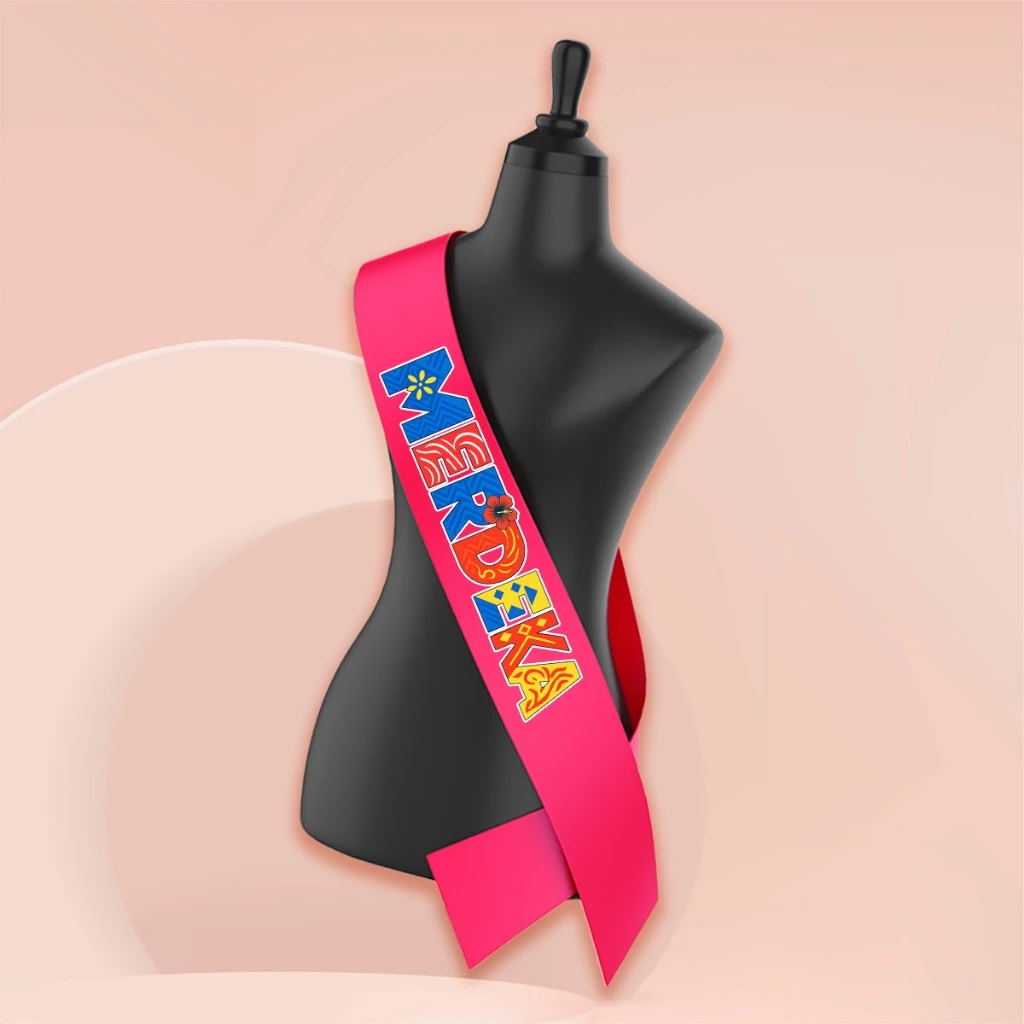 M04 SELEMPANG Hari Merdeka untuk Peragaan Hari Kebangsaan Malaysia FREE PIN Rekaan Menarik Warna Putih/ Biru/ Merah - Image 6