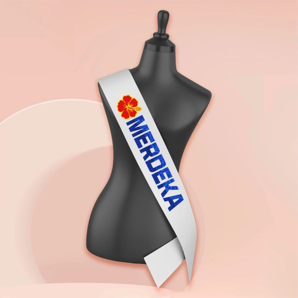 P01 SELEMPANG Hari Merdeka untuk Peragaan Hari Kebangsaan Malaysia FREE PIN Rekaan Menarik Warna Putih/ Biru/ Merah - Image 21