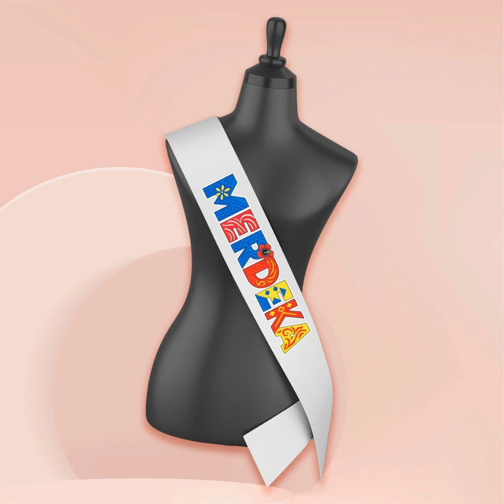 P04 SELEMPANG Hari Merdeka untuk Peragaan Hari Kebangsaan Malaysia FREE PIN Rekaan Menarik Warna Putih/ Biru/ Merah - Image 18
