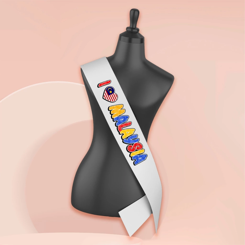 P06 SELEMPANG Hari Merdeka untuk Peragaan Hari Kebangsaan Malaysia FREE PIN Rekaan Menarik Warna Putih/ Biru/ Merah - Image 17