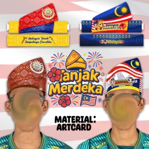 hiasan kepala tanjak / tengkolok sempena merdeka hari kebangsaan malaysia | malaysia independence day