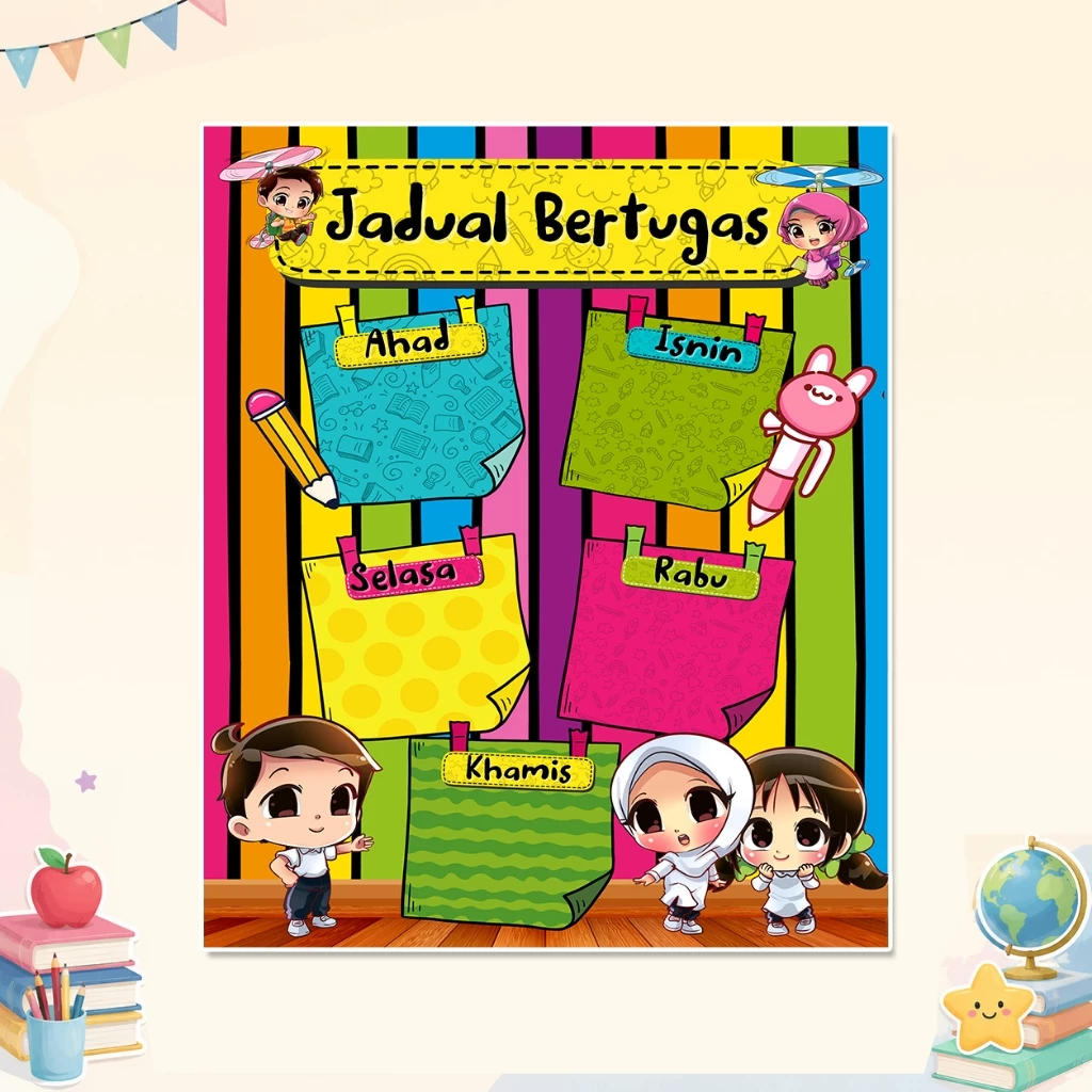 set keceriaan sekolah carta & bunting kelas sk001 free custom nama kelas set keceriaan sekolah carta & bunting kelas sk001 free custom nama kelas